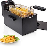Princess Friteuse - 3 liter - Koude zone - Frituurpan - 2000W - Regelbare thermostaat - Zwart - 182727