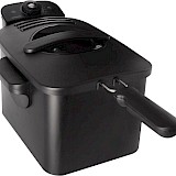 Inventum GF431B Frituurpan - 3L - Max 190 °C - Koude zone - 2200W - Tot 3 personen - Zwart