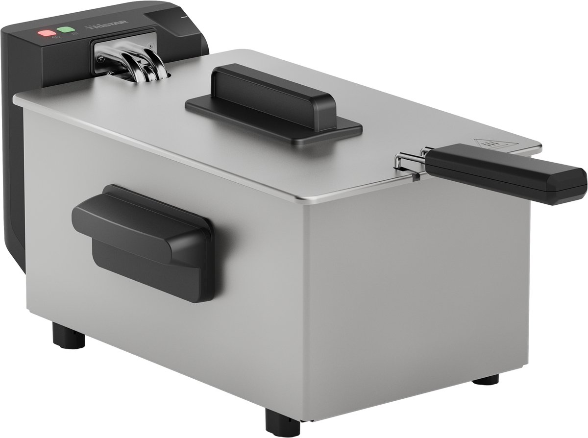 Tristar Frituurpan 3 liter - FR-9326 - Friteuse 2000W - Koud zone - RVS