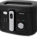 Tomado TDF2501B - Frituurpan - 2,5 liter - Anti reukfilter – Kunststof friteuse - PFAS vrij - Zwart