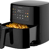 Inventum GF501HLDB Airfryer XL - 5L - 11 programma's - 70-200 °C - Tot 5 personen - Zwart - WK
