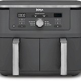Ninja Dubbele Airfryer XXL - 9.5 L - Nieuw 2026 Model - 40 tot 240 Graden - 2470 W Vermogen - Dual Zone Technologie - DZ400EU