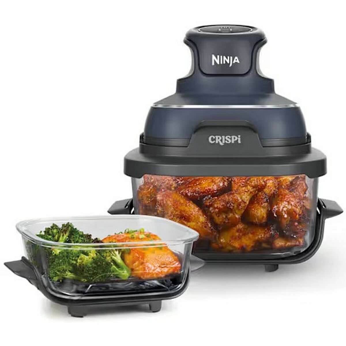 Ninja CRISPi 4-in-1 Glazen Airfryer - FN101EUGY - Blauw